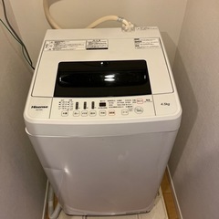 ハイセンス　洗濯機　hw-t45a