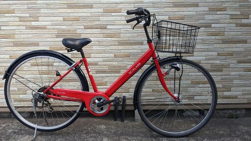 中古自転車 6段変速 27インチ （LEDオートライト） 軽整備済み 安い 防犯登録 町田市 麻生区 神奈川 057ky