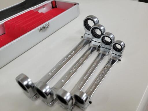 SALE】Pro-Auto ダブルフレックスロックギアレンチ4本組セット 中古