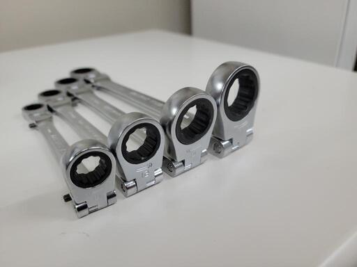 SALE】Pro-Auto ダブルフレックスロックギアレンチ4本組セット 中古