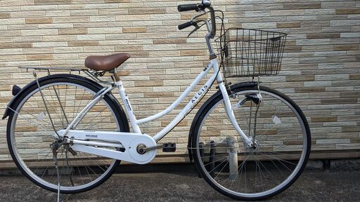 中古自転車 変速無し 27インチ （LEDオートライト） 軽整備済み 安い 防犯登録 町田市 麻生区 神奈川 058ky