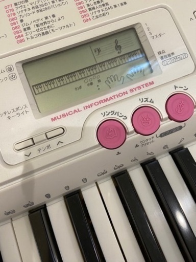 純正スタンドCS-4Bと譜面台付き!】カシオ 光ナビゲーション電子