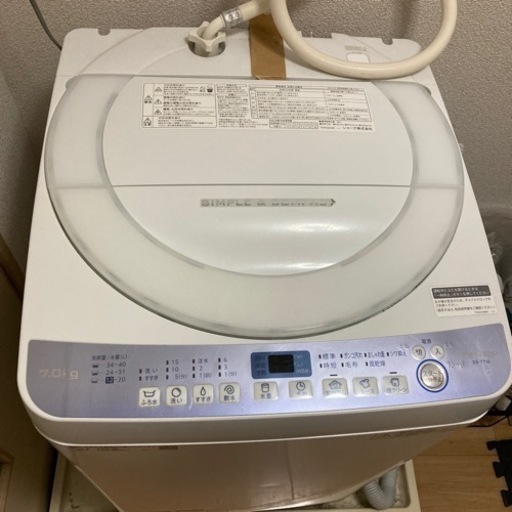 ○決定済○☆急募☆7.0kg洗濯機☆2018年製SHARP☆