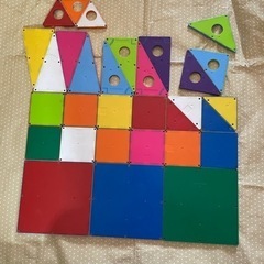【終了しました】ピタゴラス　磁石　パズル　知育玩具