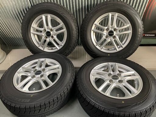 ブリザック VRX☆185/70R14 バリ山！ ノート ティーダ フリード 安心の 
