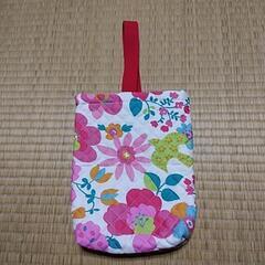 【お話し中】ハンドメイド　上履き入れ　花柄