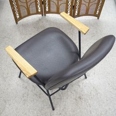 CRUSH GATE 関家具 ABOCK アボック ソファ チェア アーム付き ミッドセンチュリーデザイン インダストリアル風 RY-580 ☆ 札幌市 北区 屯田 