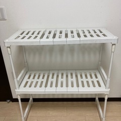 ☆縦横伸縮 押入れラック☆幅約85.5〜96cm 軽量 工具不要...