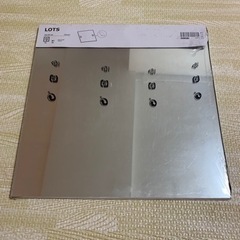 IKEA LOTS 貼り付け鏡 未開封新品