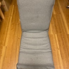 座椅子　ニトリ　グレー 幅43×奥行66×高さ60cm