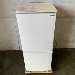【SHARP】 シャープ 2ドア冷凍冷蔵庫  冷蔵91L 冷凍4...
