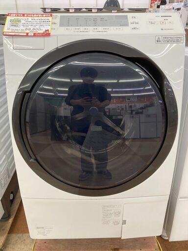 【洗濯機地域最大級】パナソニック 10㎏ドラム式洗濯乾燥機 19年 【リサイクルモールみっけ柏店】