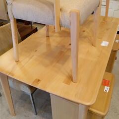 ニトリ　ナチュラルダイニングセット　チェア２脚　天然木　北欧スタイル