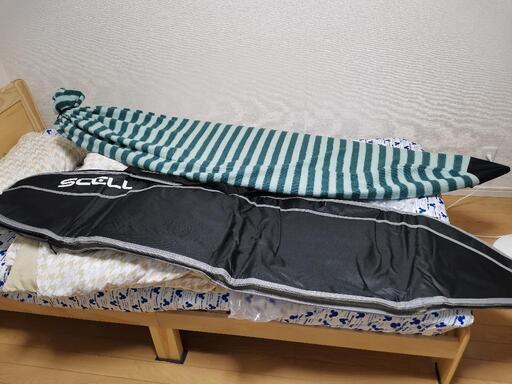 SCELL セルファンボード6'8白 ウェットスーツ セット SCELL