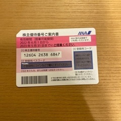 株主優待券(ANA)2