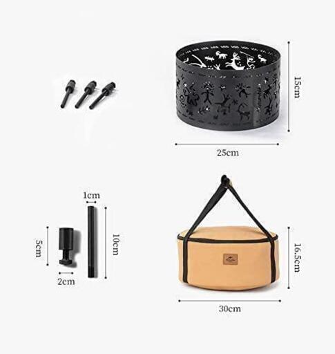 焚火台 キャンプ 焚き火台 アウトドア　ステンレス製