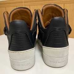 GIVENCHY ジバンシー ハイカット 黒 スニーカー 40 25