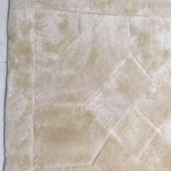 じぶんまくら 国産 ムートン ラグ 清掃用品新品付き 使用期間1か月