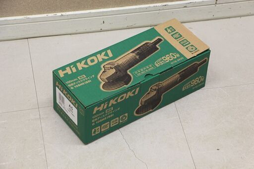 未使用新品 ハイコーキ 日立 ディスクグラインダー100mm G10SH5-SS HiKOKI (D4761shxY)