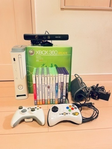 【60GB HDD•ソフト13枚•Kinect付】Xbox360 アーケード
