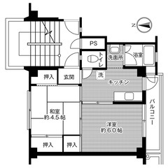 ◆敷金・礼金が無料！◆ビレッジハウス北茨城1号棟 (303号室)