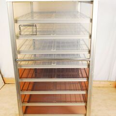 0108 ERECTA エレクター 配膳車 棚7段 D74×W1145×H153.5cm 愛知県岡崎市