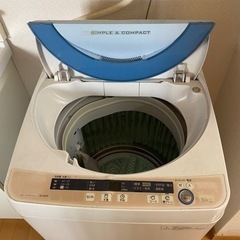 SHARPシャープ 全自動電気洗濯機　2015年製