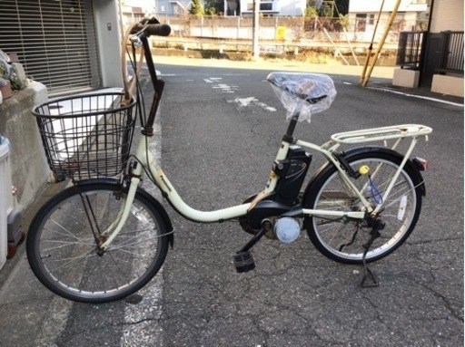 引渡済中古Panasonic 電動自転車　3段ギア付き　20インチ