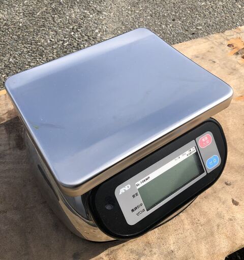 ■中古品 A\u0026D エーアンドデイ SL-10KWP 防水デジタルはかり ≪ひょう量:10kg 最小表示:0.005kg 動作問題なし ■