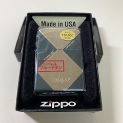 zippo ジッポー　ライター　　　　　　パラジウム＆ブルーチタン