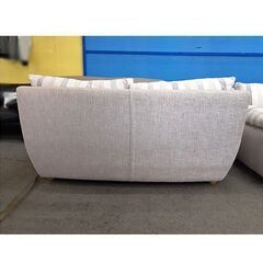 札幌【フクラ クリビア 2人掛けソファ】ベーシックモダン 布張地 2人用