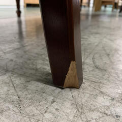 家具ならトレファク吉川店！！ hickory 3人掛けソファー アイボリー×ダークブラウン ※左後脚ワレ有