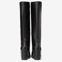 定価6万円箱付きコールハーンロングレザーブーツ黒