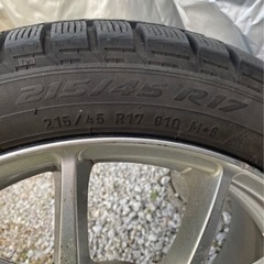 【215/45 R17】PCD100 5穴 スタッドレスタイヤ4本セット　ピレリ