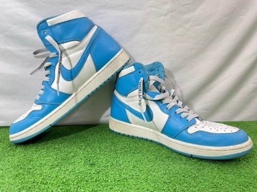 NIKE◆AIR JORDAN 1 RETRO HIGH OG/エアジョーダン1レトロハイ/ホワイト/27cm/WHT