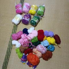 【値下げ】新品毛糸🧶7個と使いさし毛糸