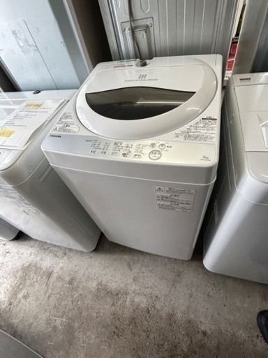 万代店　東芝 5.0kg全自動洗濯機 AW-5G6 2017年製 浸透パワフル洗浄