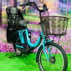 ❻ 4613子供乗せ電動自転車ヤマハ人気モデル新品20インチ良好...