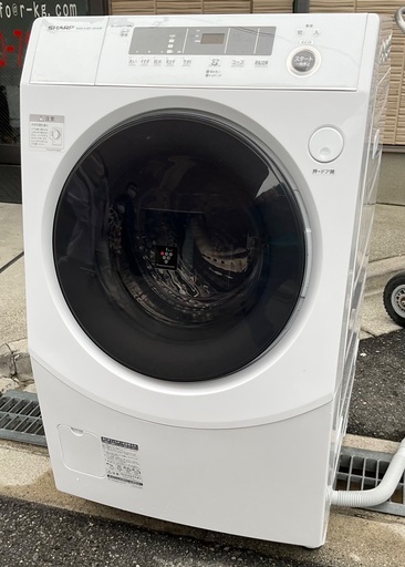 【RKGSE-905】特価！シャープ/ドラム式洗濯乾燥機/ES-H10F/中古品/2022年製/当社より近隣地域無料配達