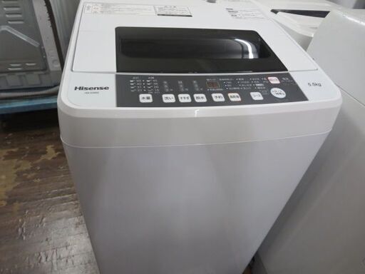 ハイセンス洗濯機5.5キロ2019年製　HW-E5502
