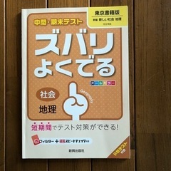 中学地理　東京書籍用　中古
