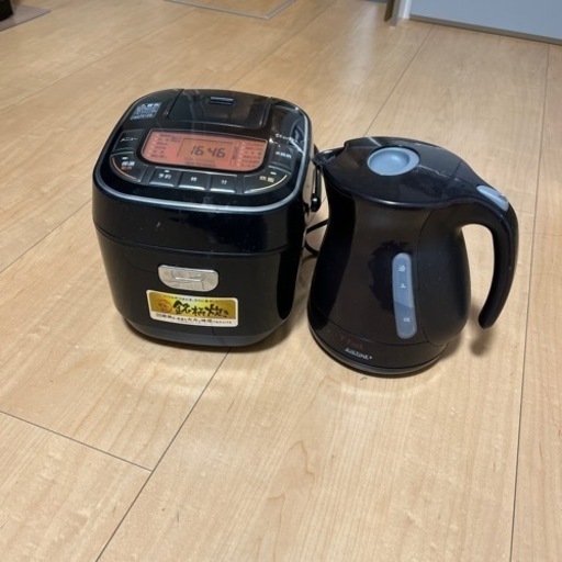 炊飯器、電気ケトル