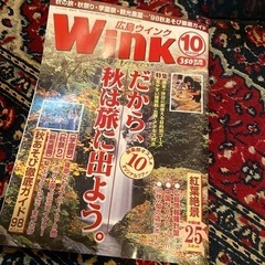 懐かしい雑誌　広島ウインク　松雪泰子
