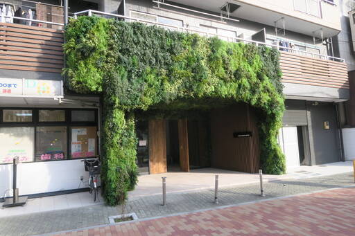 店舗装飾用グリーンパネル　格安で売ります