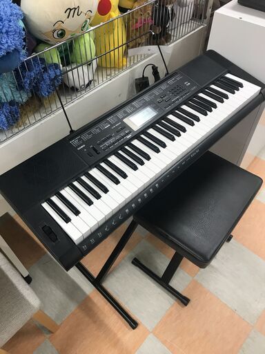 CASIO 電子キーボード CTK-3500 スタンド付き 2017年製 ※動作チェック済