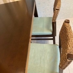 a.flatダイニングテーブル＆チェア＊2(購入時19万) 