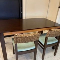 a.flatダイニングテーブル＆チェア＊2(購入時19万) 