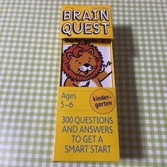 Brain Quest ages 5-6 kinder garten