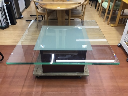 ガラストップのセンターテーブルをご紹介します‼︎ トレジャーファクトリーつくば店