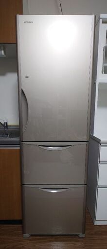 HITACHI 2016年製 3ドア冷凍冷蔵庫 315L R-S3200GV■自動製氷付 日立 3ドア冷蔵庫